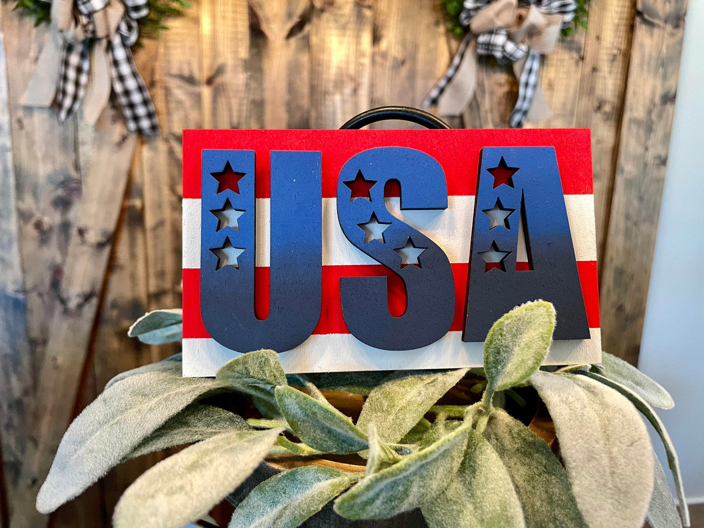 3D Tiered Tray Decor - America 1776