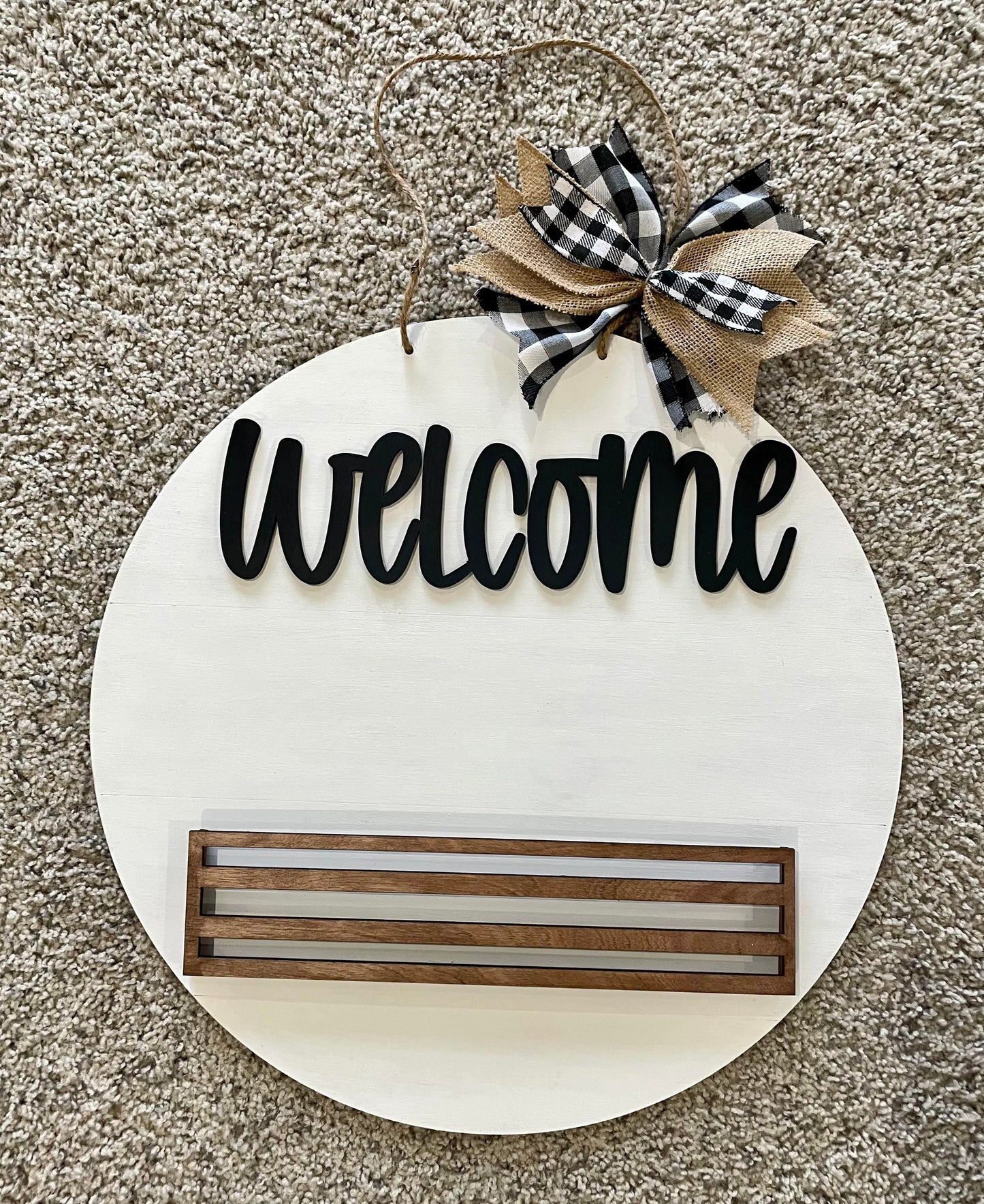 3d Interchangeable Doorhanger Welcome Basket (Doorhanger Base only)