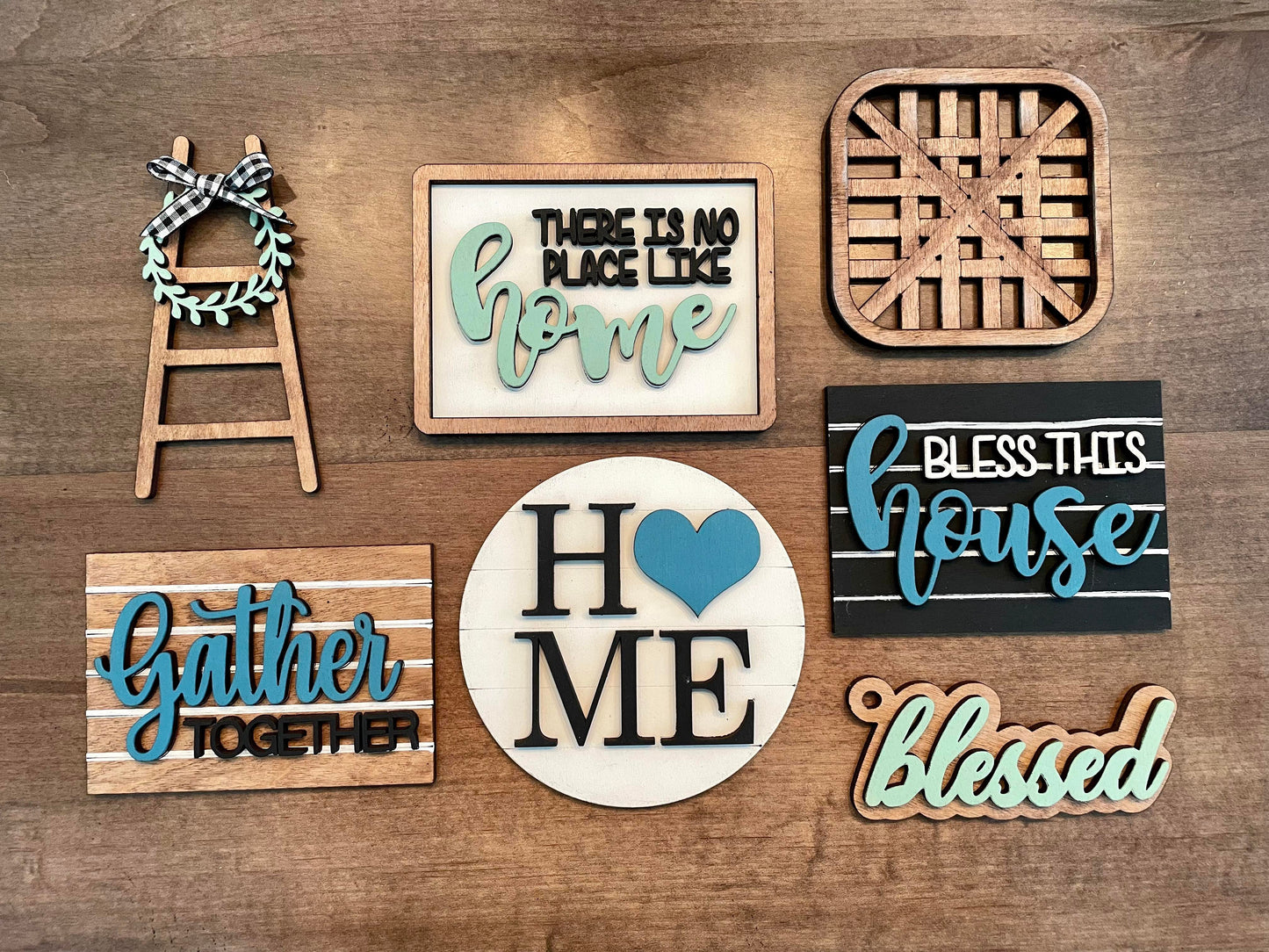 3D Tiered Tray Decor - Bless this House