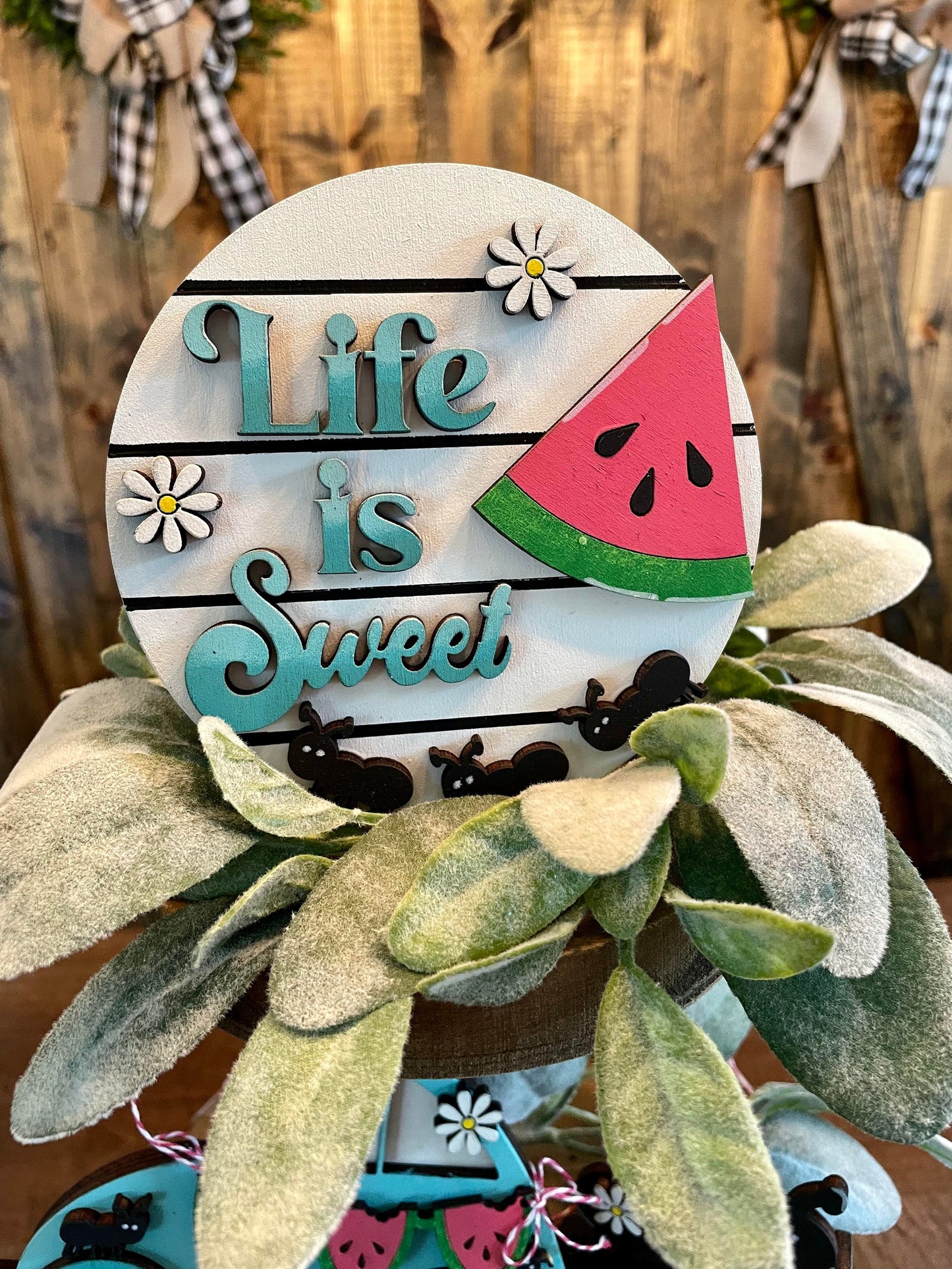 3D Tiered Tray Decor - Watermelon Ant