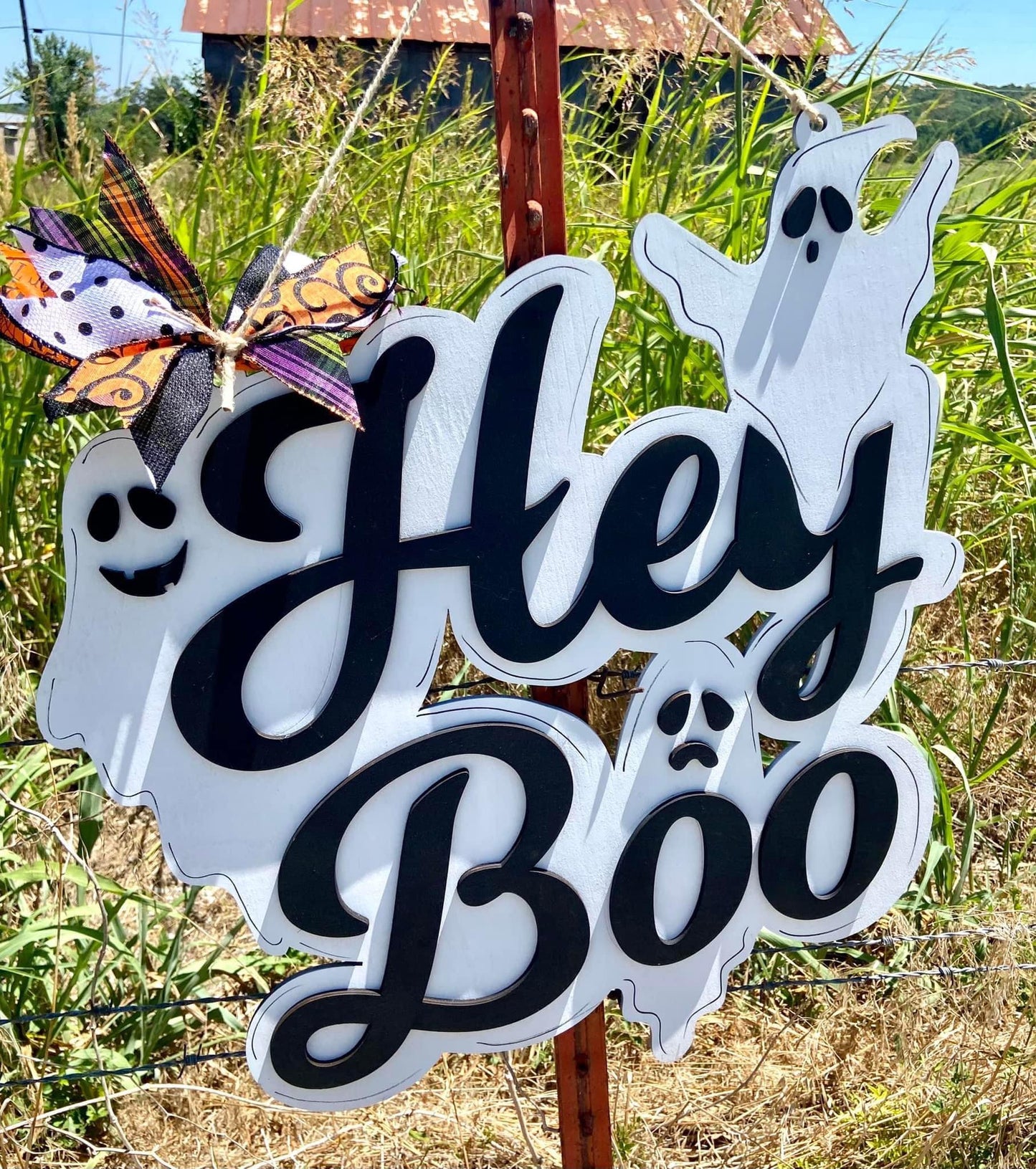 3D Door hanger - Hey Boo