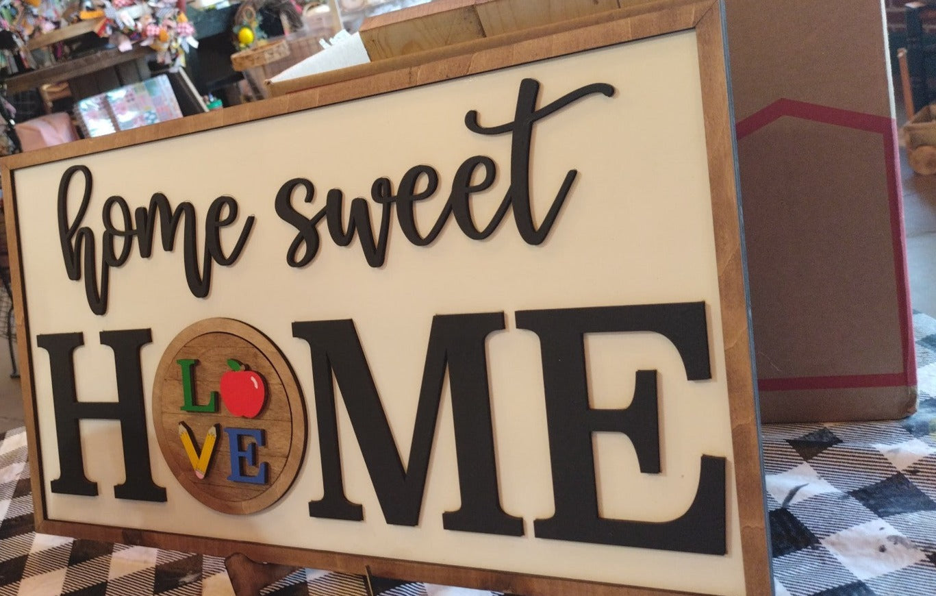 3D Home sweet home interchangeable BASE