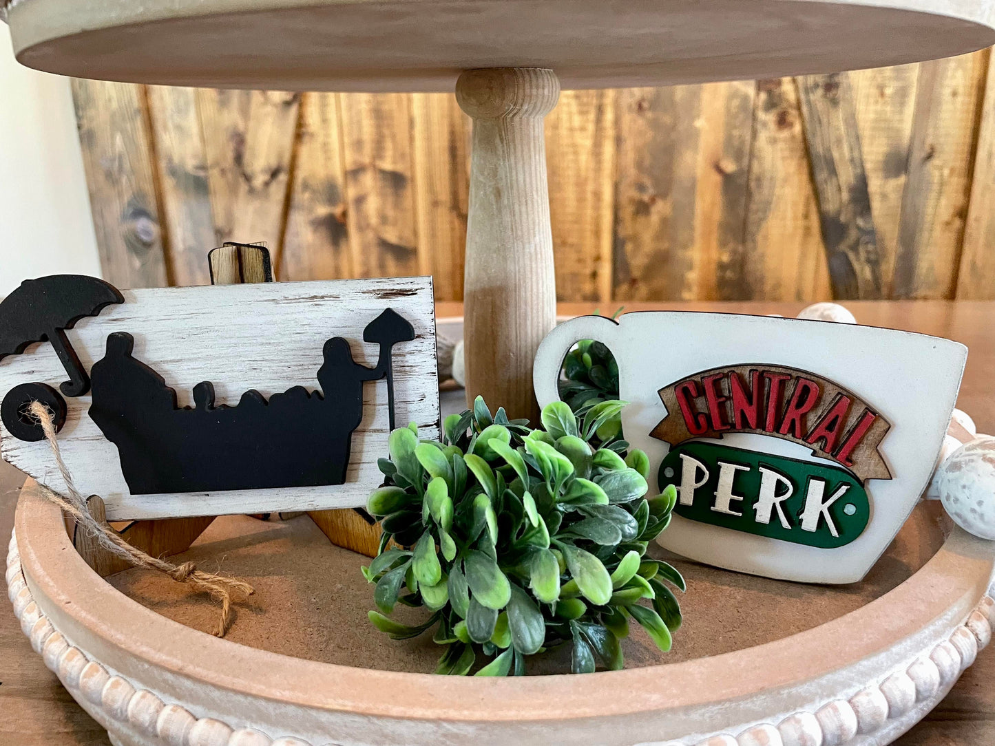 3D Tiered Tray Decor - Friends