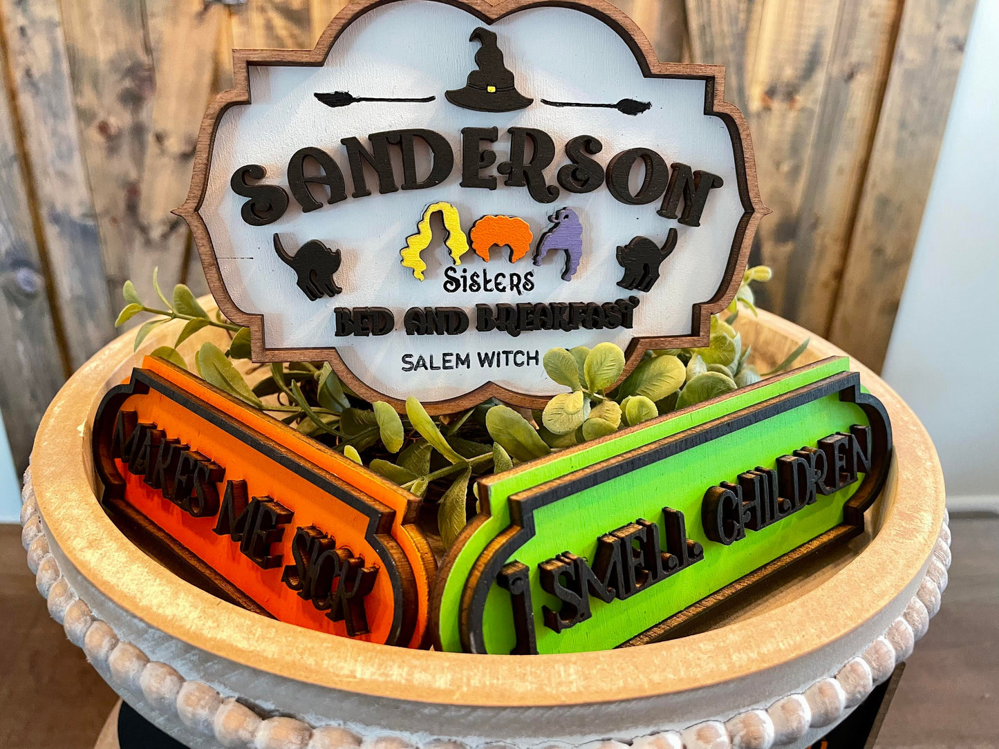 3D Tiered Tray Decor - Sanderson Girls H Pocus