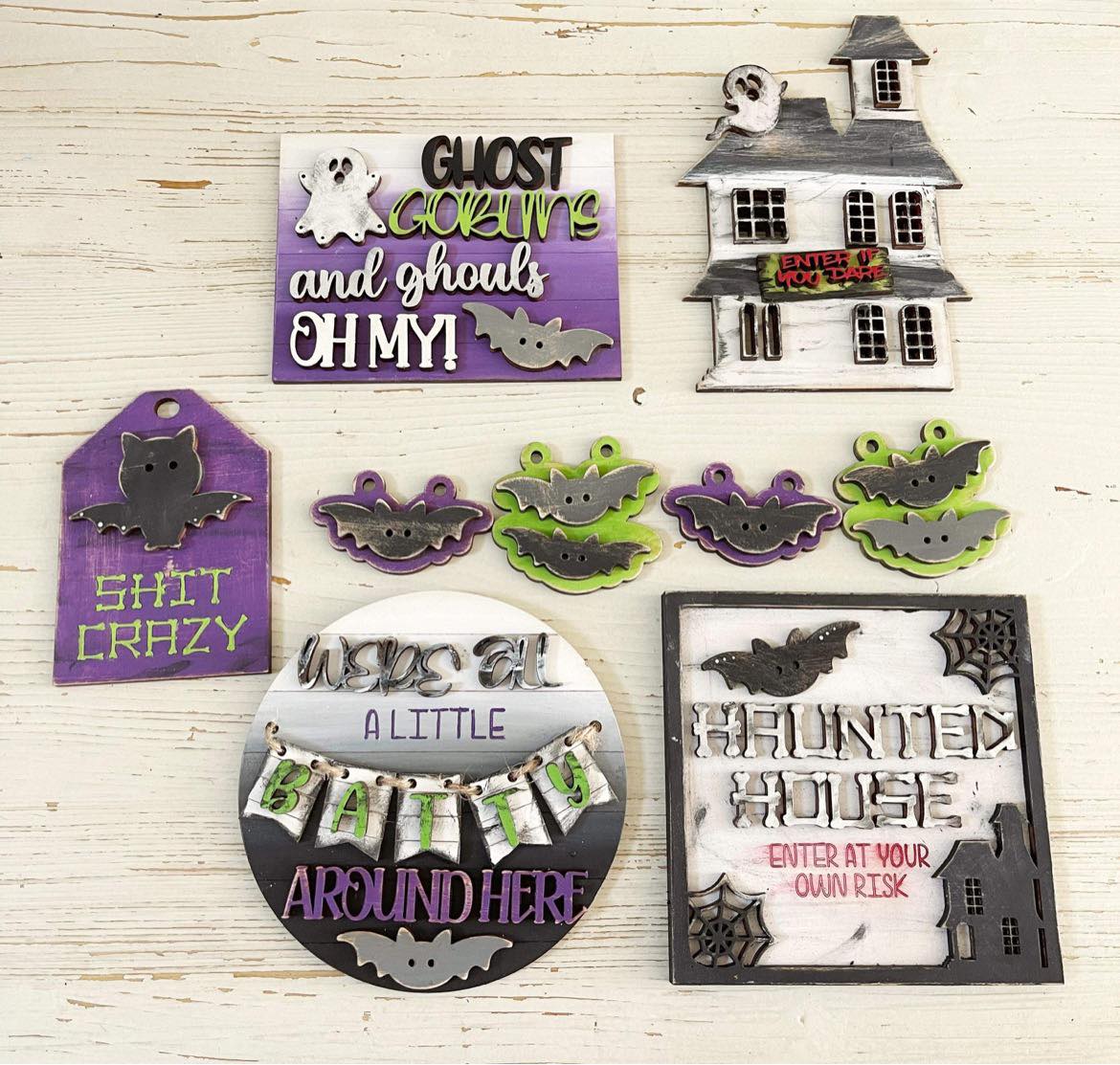 3D Tiered Tray Decor - Haunted House
