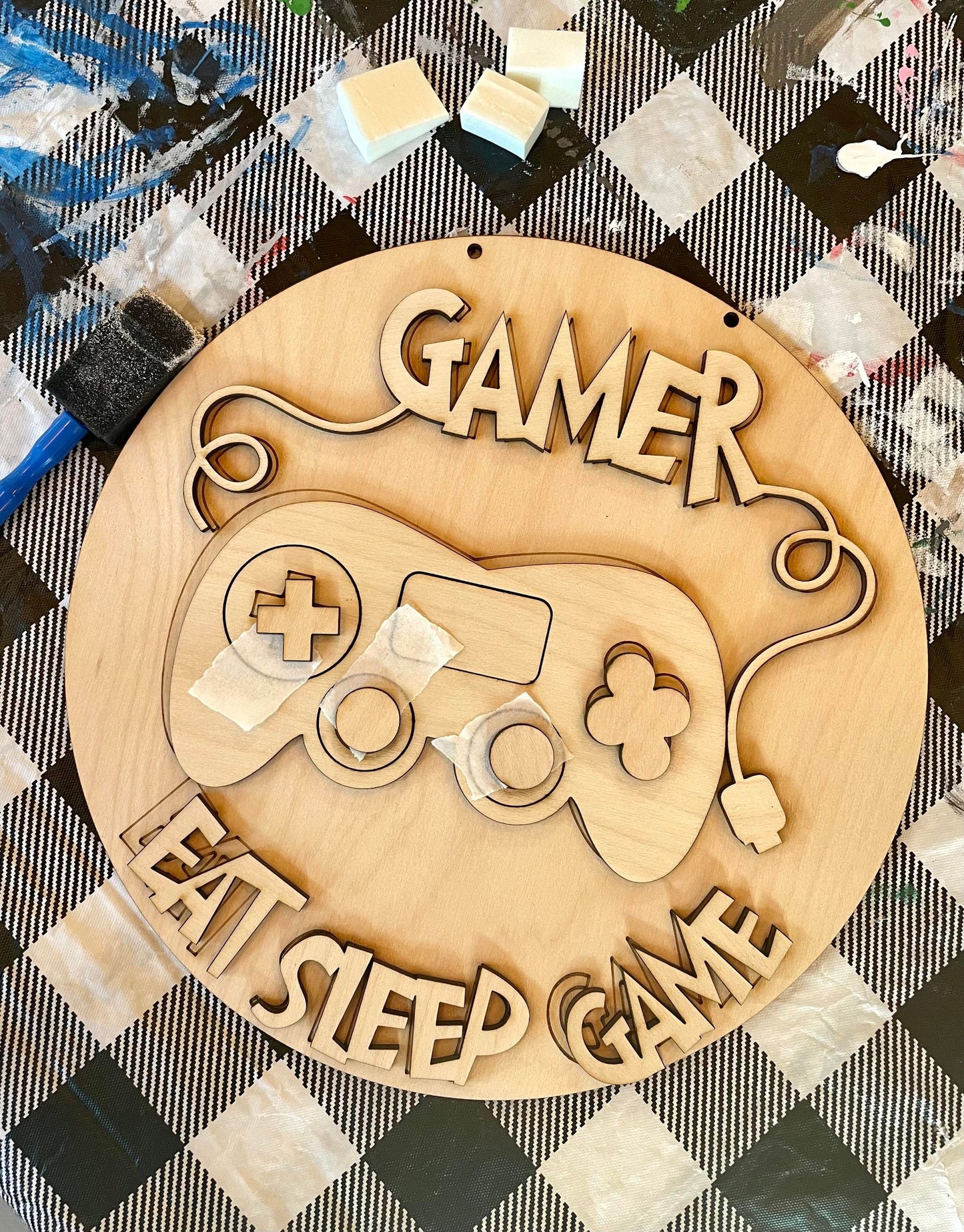 3D Gamer Eat Sleep Game