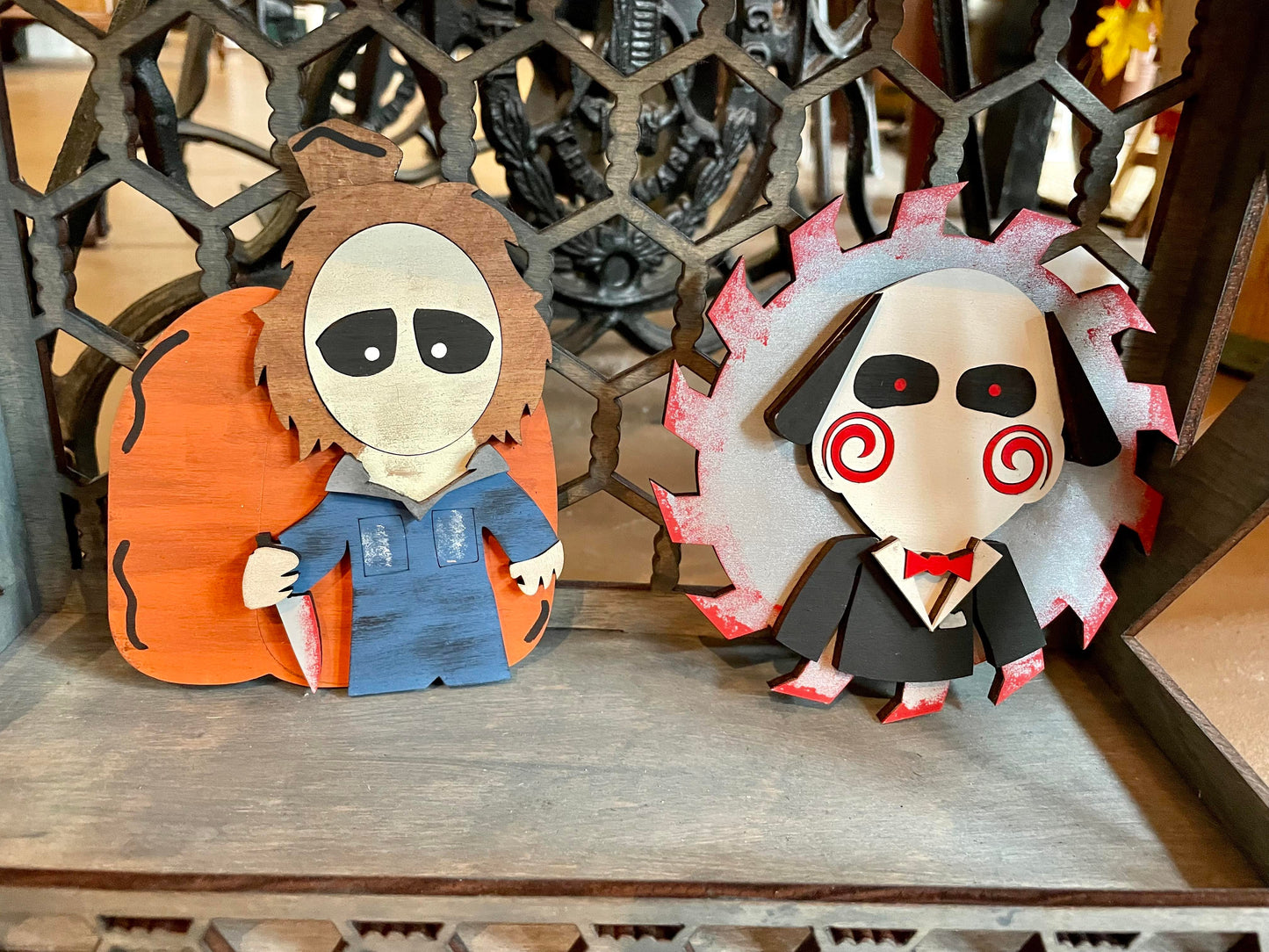 3D Tiered Tray Decor - Horror Characters Set 1