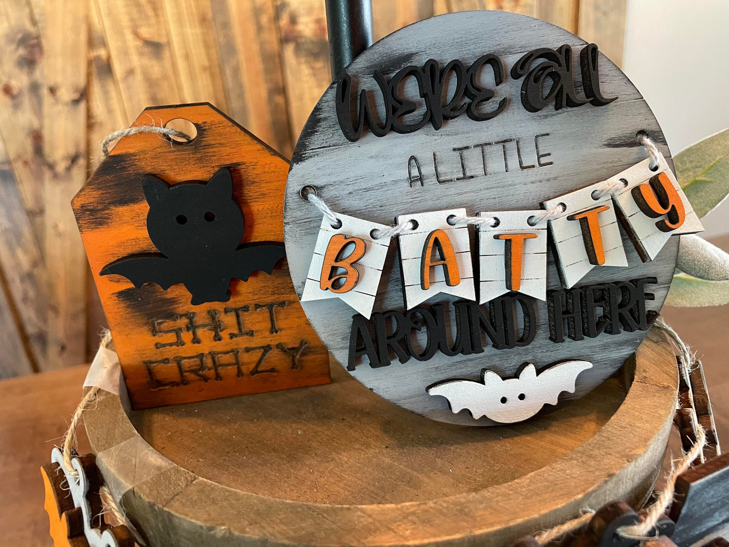 3D Tiered Tray Decor - Haunted House