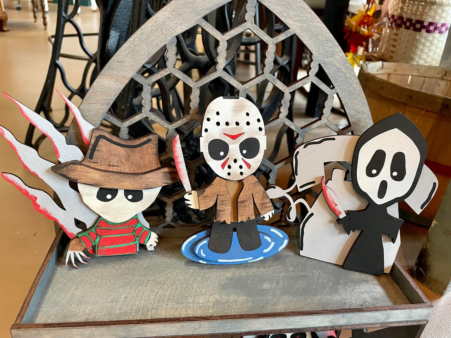 3D Tiered Tray Decor - Horror Characters Set 1