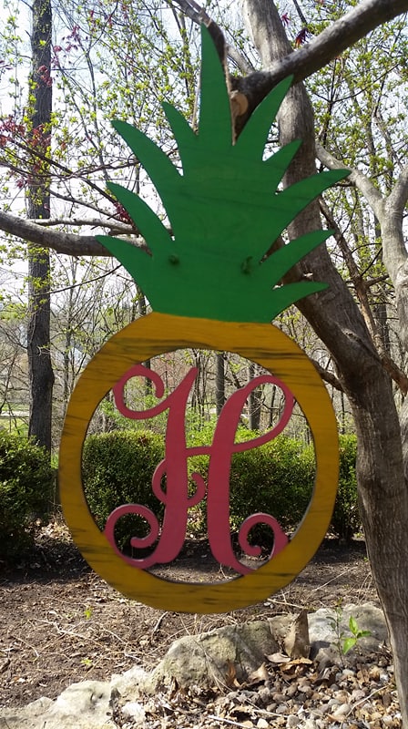 Door hanger Pineapple