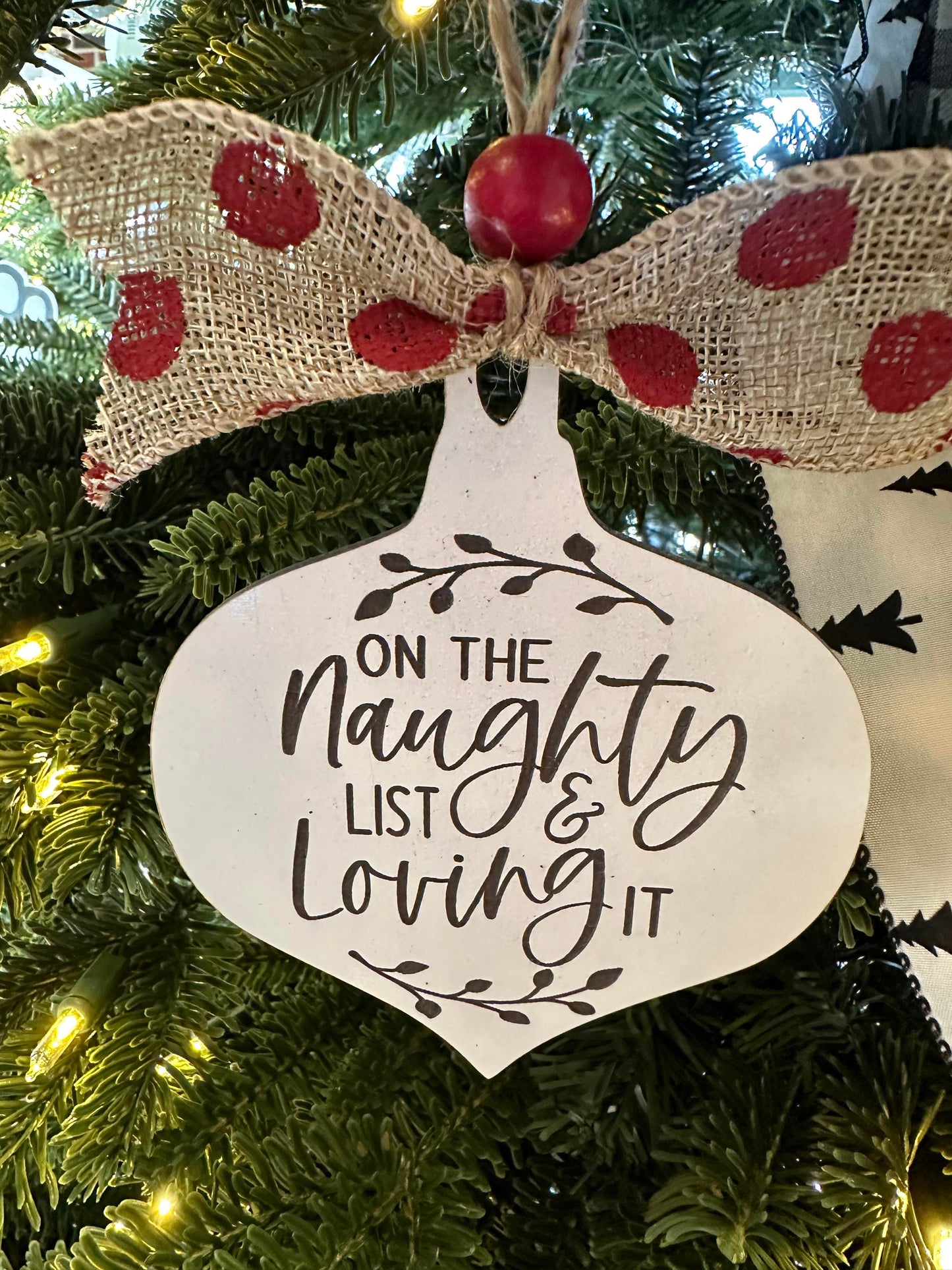 Ornament- Naughty
