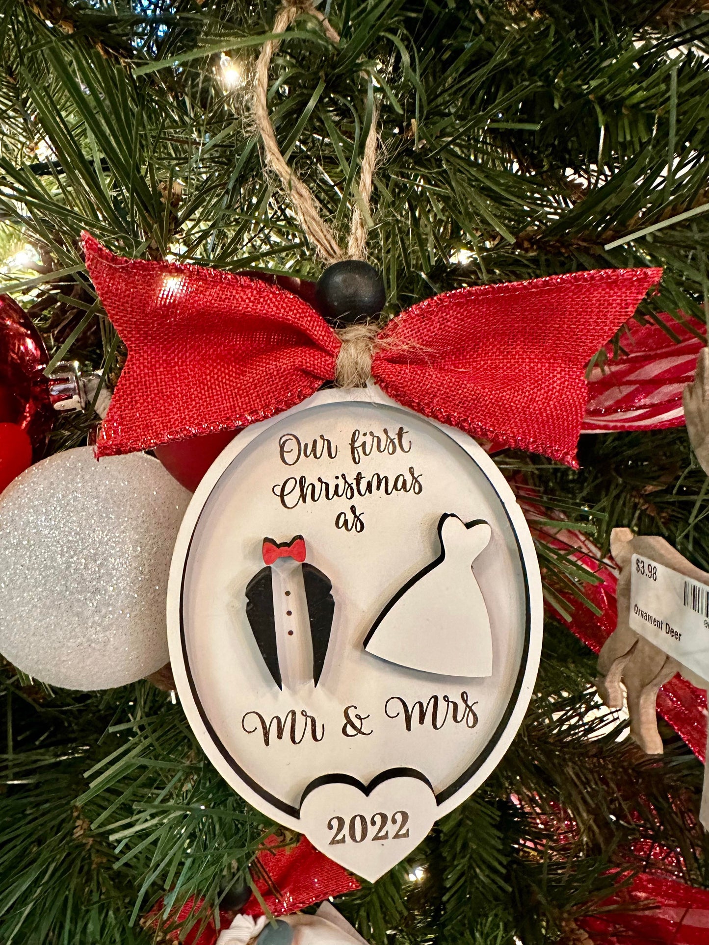 Ornament- Our first Christmas as Mr and Mrs