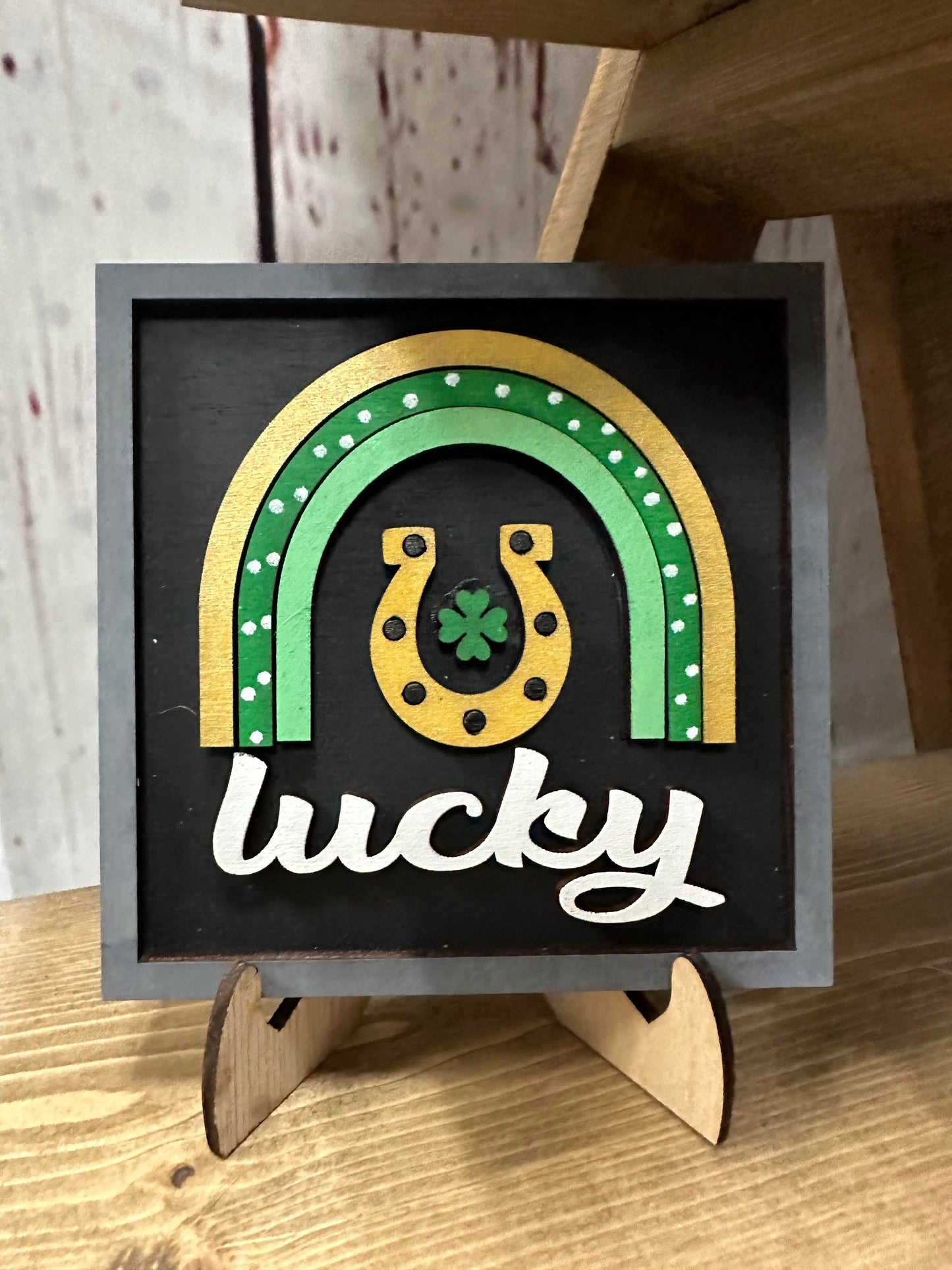 3D Tiered Tray Decor - St Patricks Day - March 17th