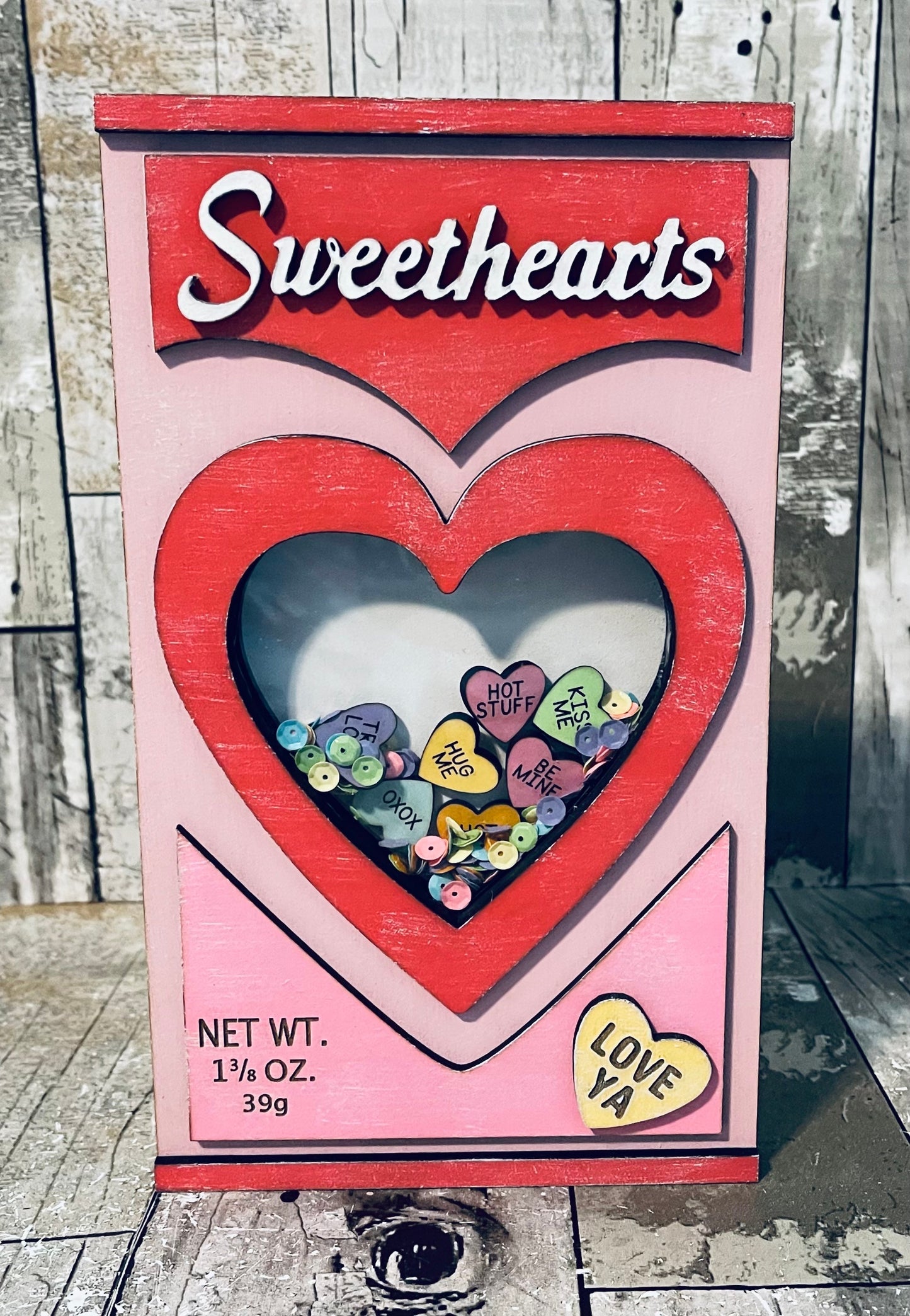3D Valentine's Day Shaker