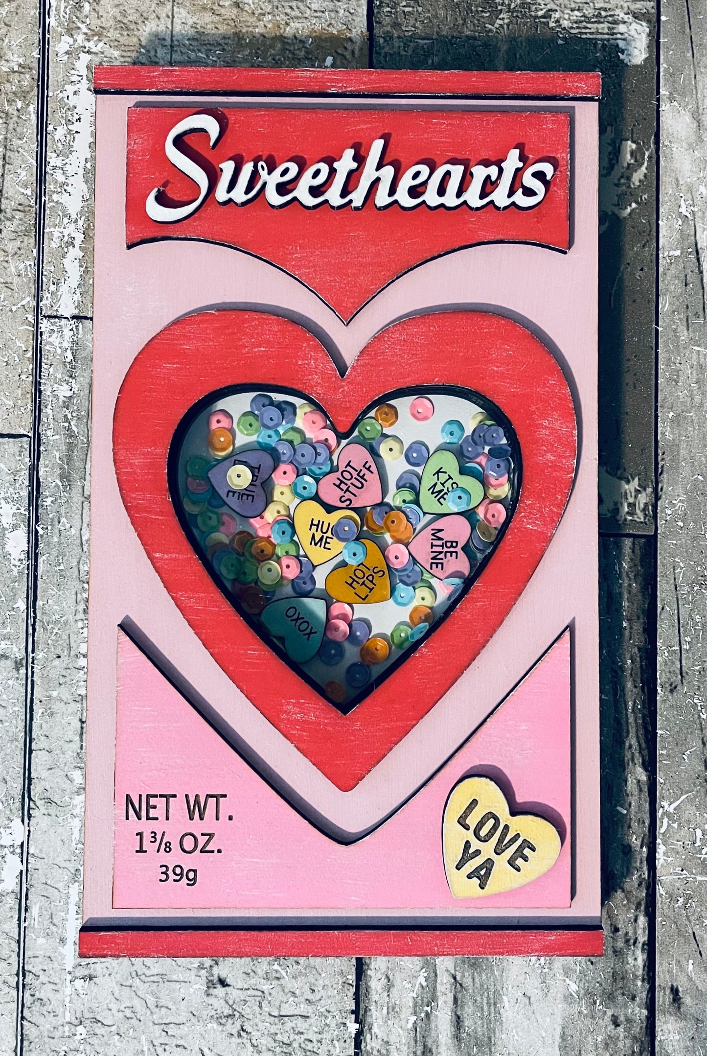 3D Valentine's Day Shaker