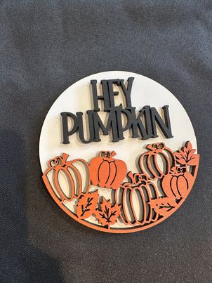 3D Interchangeable Round INSERTS - Fall & Halloween