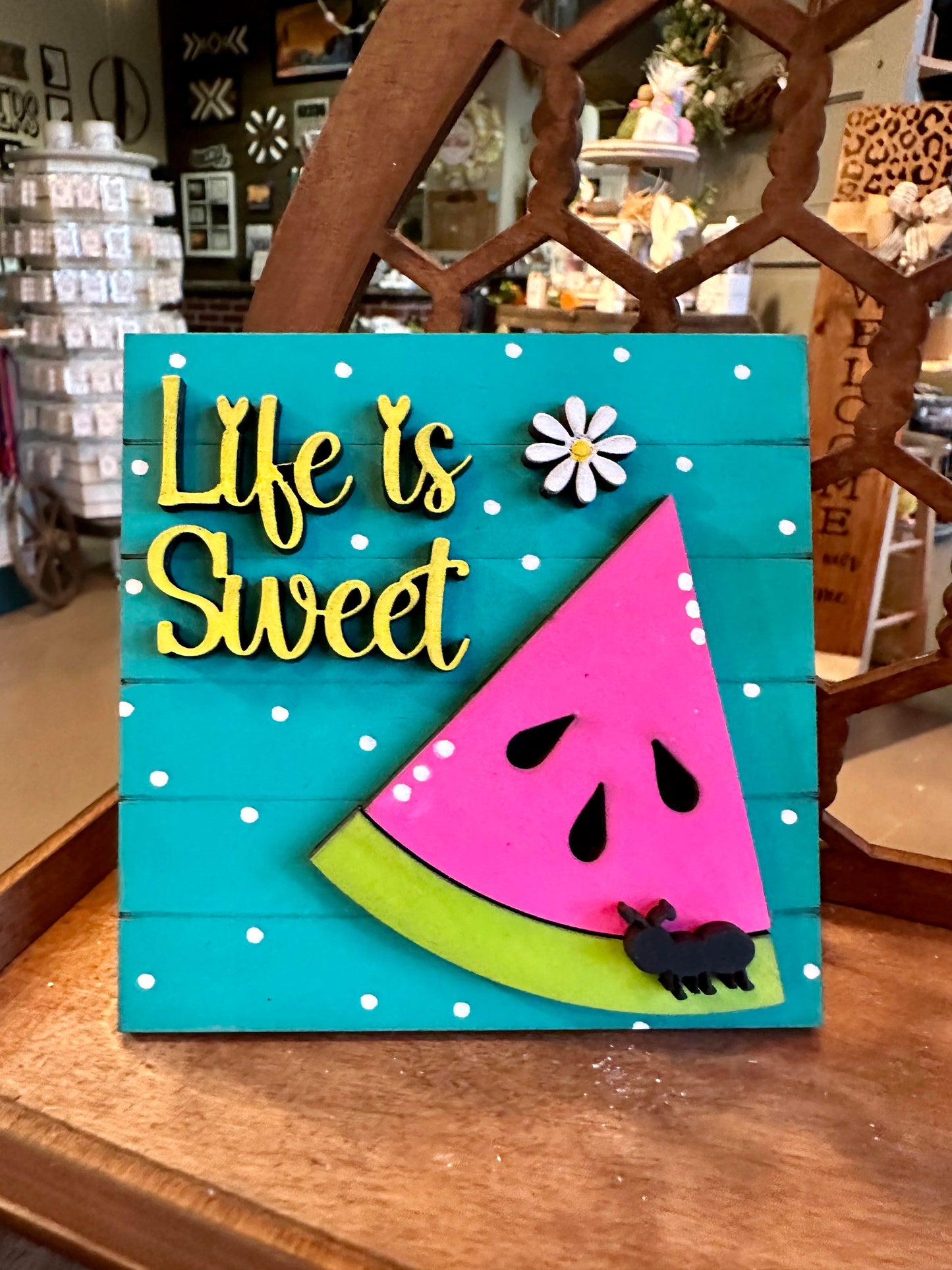 3D Tiered Tray Decor - Summer Watermelon Ant