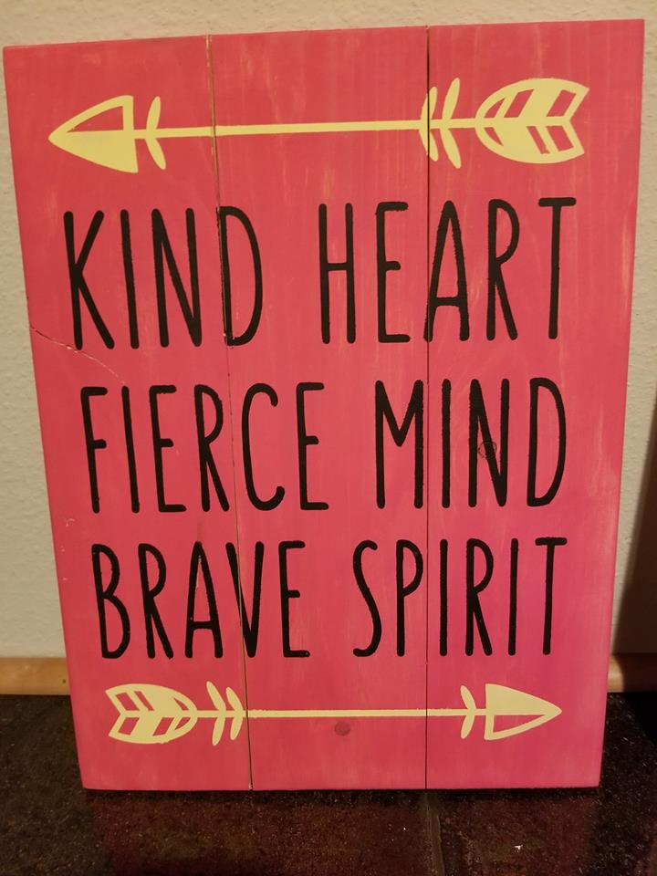 Kind heart fierce mind