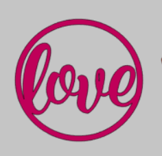 Door hanger love round