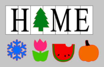 3D Seasonal interchangeable Home 7x24