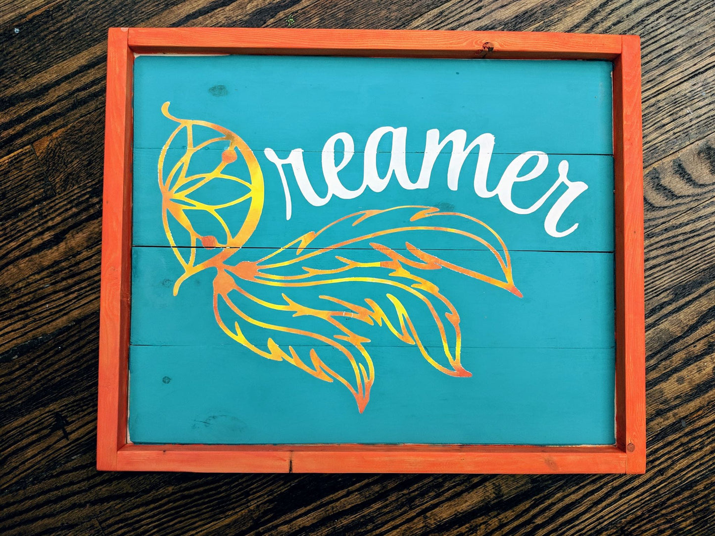 Dreamer with dream catcher