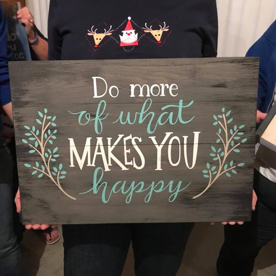 Do more of what makes you happy
