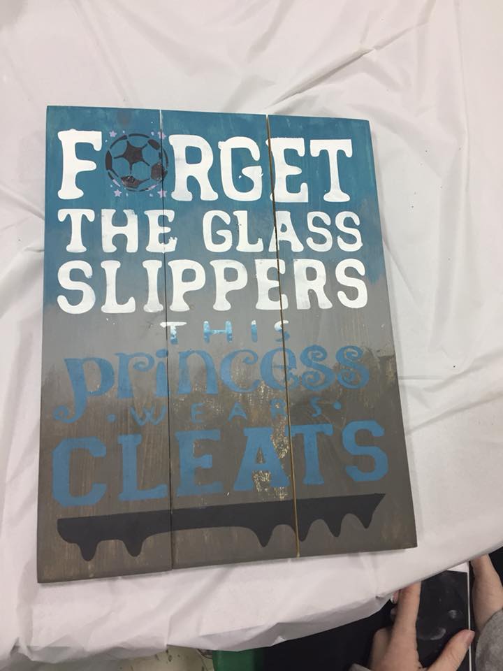 Forget the glass slippers this princess wears cleats