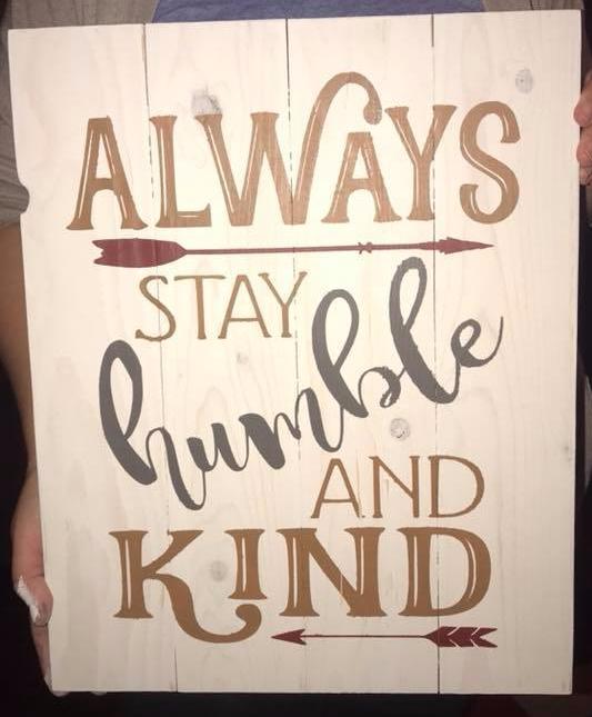 Always stay humble and kind with arrows