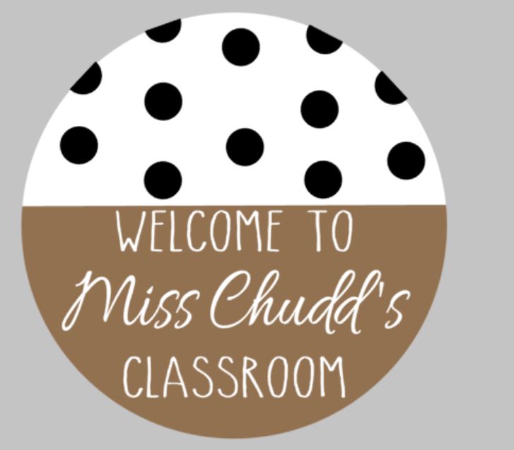 Door hanger - Welcome to (teachers name) Classroom