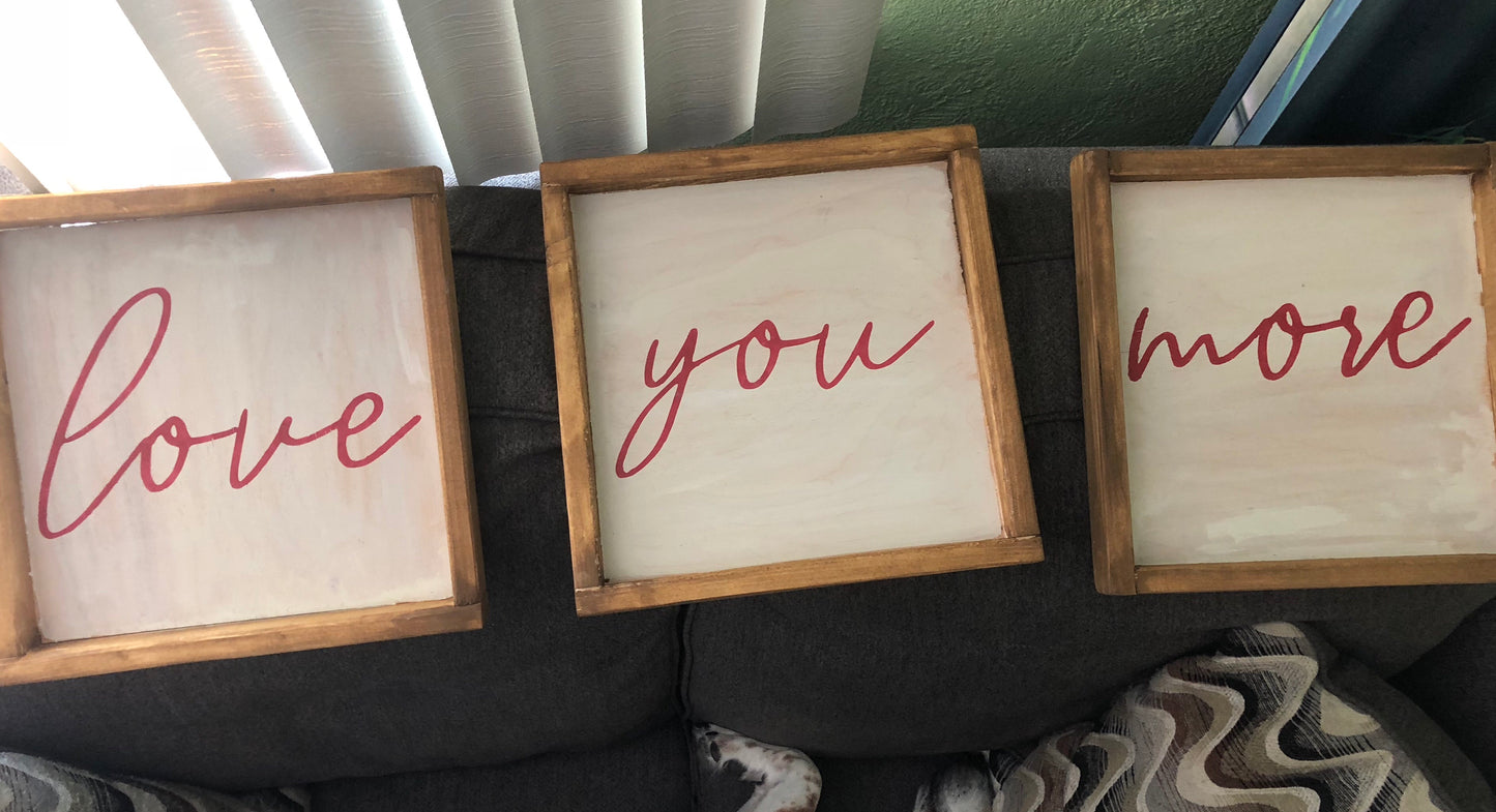 Love You More mini trio