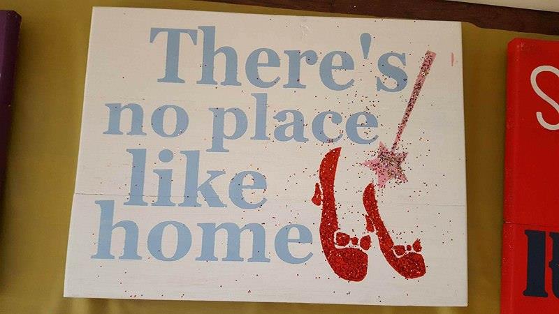There's no place like home-ruby slippers