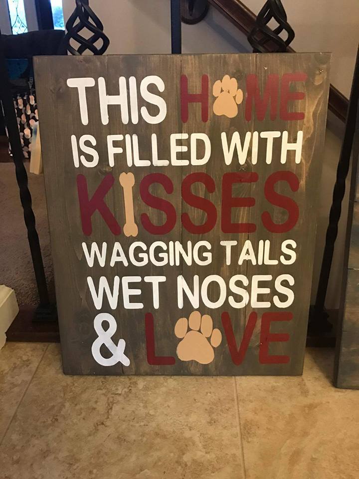 This home is filled with kisses