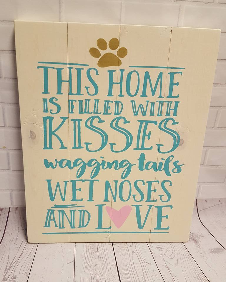 This home is filled with kisses -- Alternative design