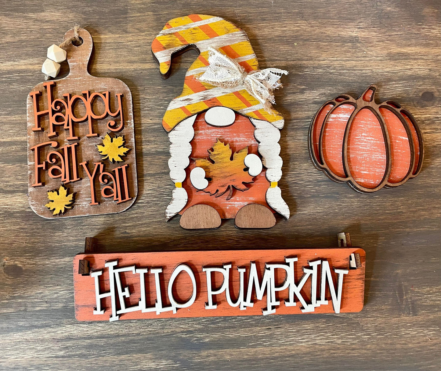 3d Interchangeable Wagon INSERTS - Fall & Halloween