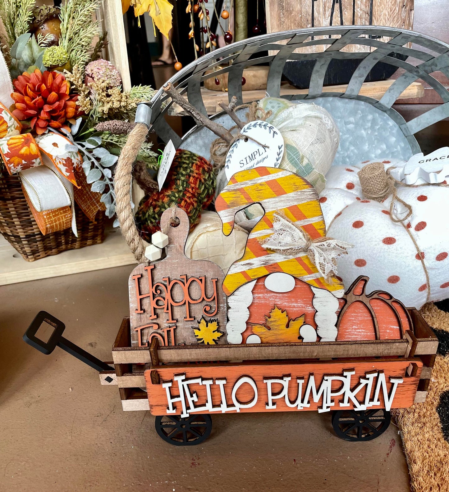 3d Interchangeable Wagon INSERTS - Fall & Halloween