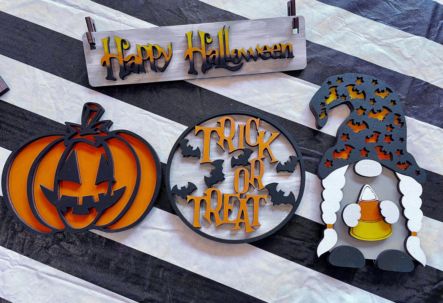 3d Interchangeable Wagon INSERTS - Fall & Halloween