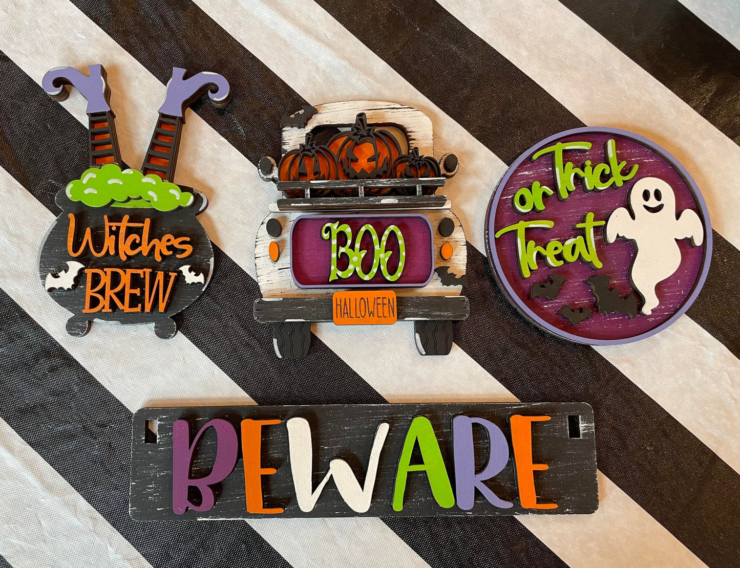 3d Interchangeable Wagon INSERTS - Fall & Halloween