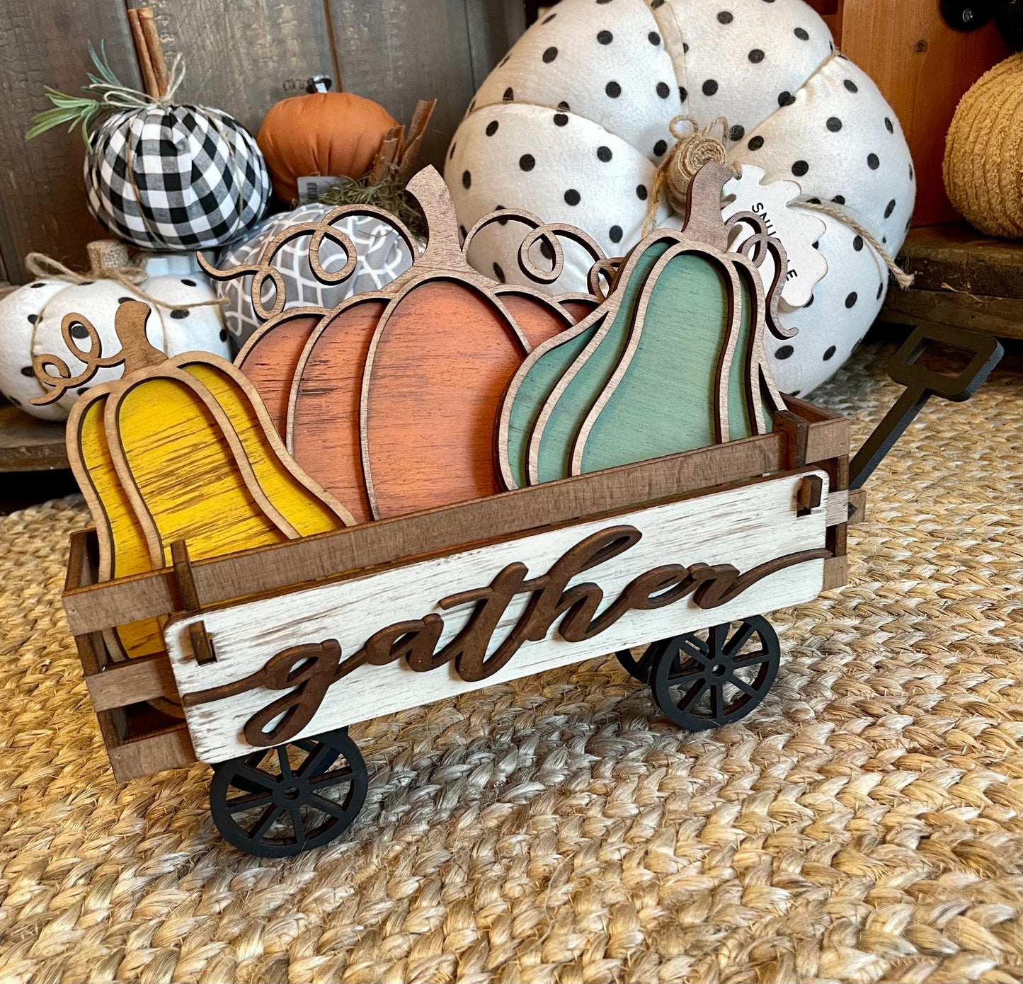 3d Interchangeable Wagon INSERTS - Fall & Halloween