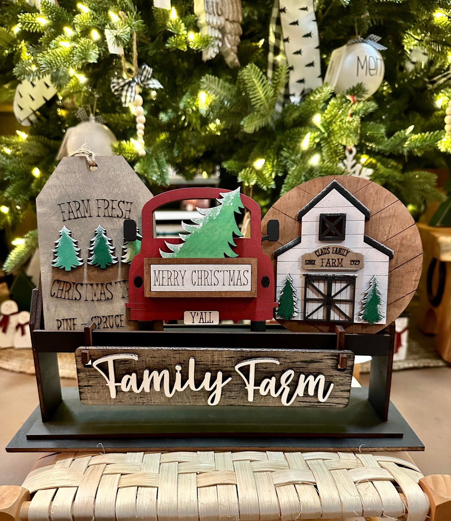 3d Interchangeable Wagon INSERTS - Christmas & Winter