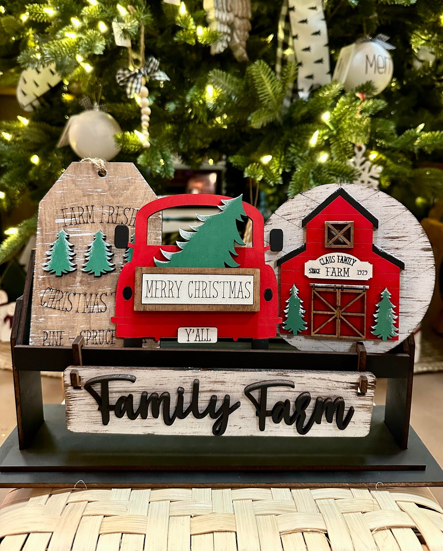 3d Interchangeable Wagon INSERTS - Christmas & Winter