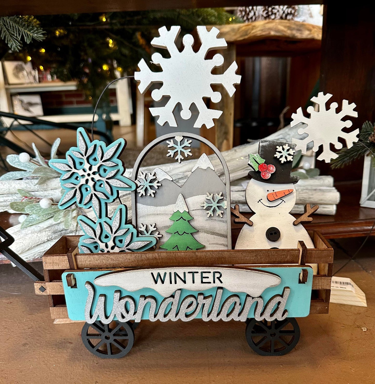 3d Interchangeable Wagon INSERTS - Christmas & Winter