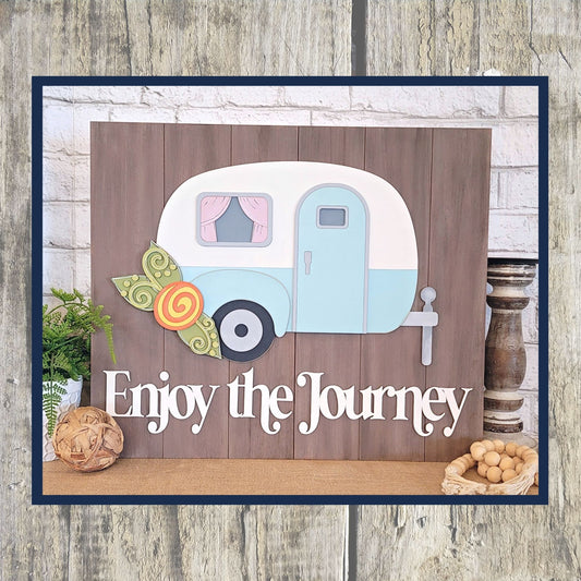 3D Enjoy the Journey Camper