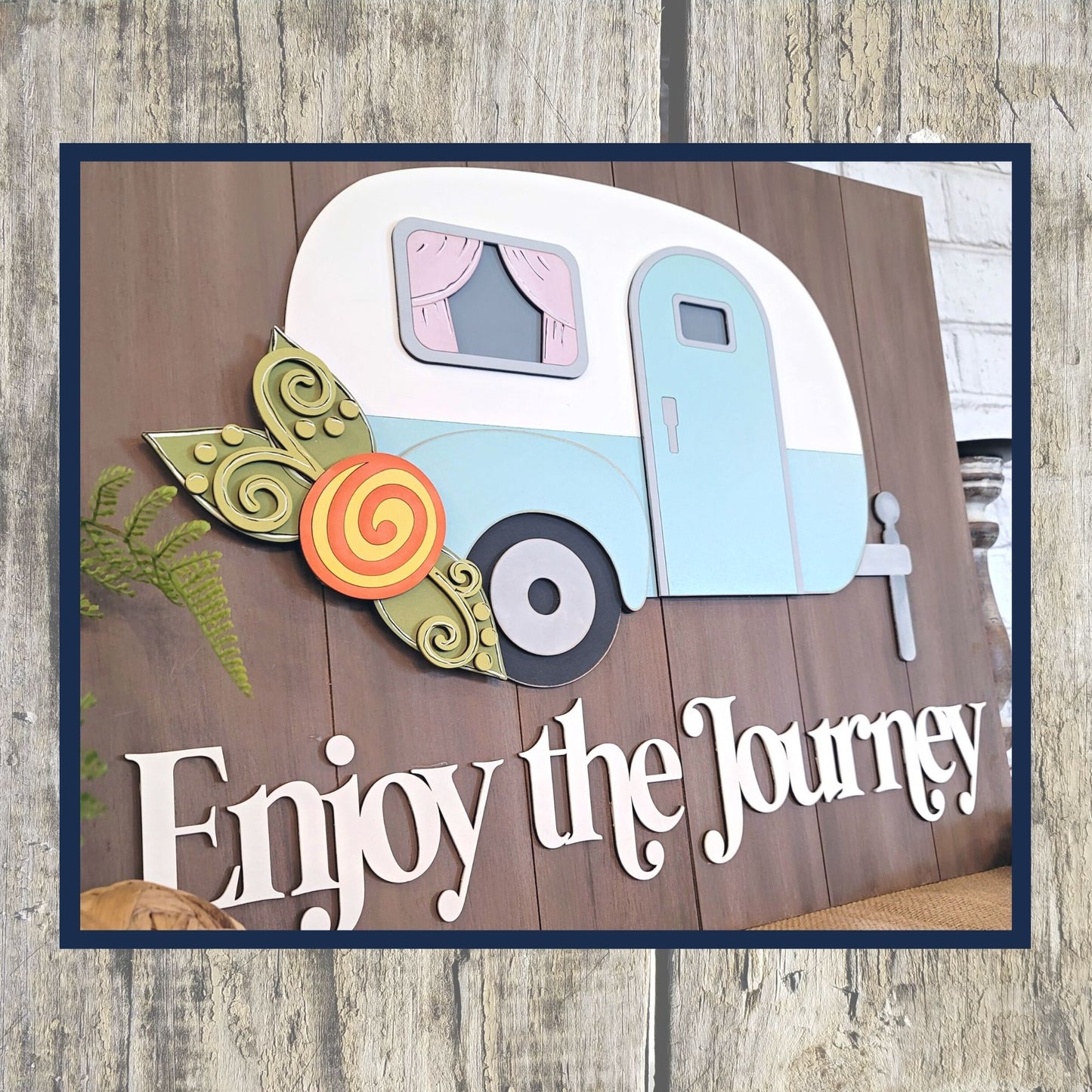 3D Enjoy the Journey Camper