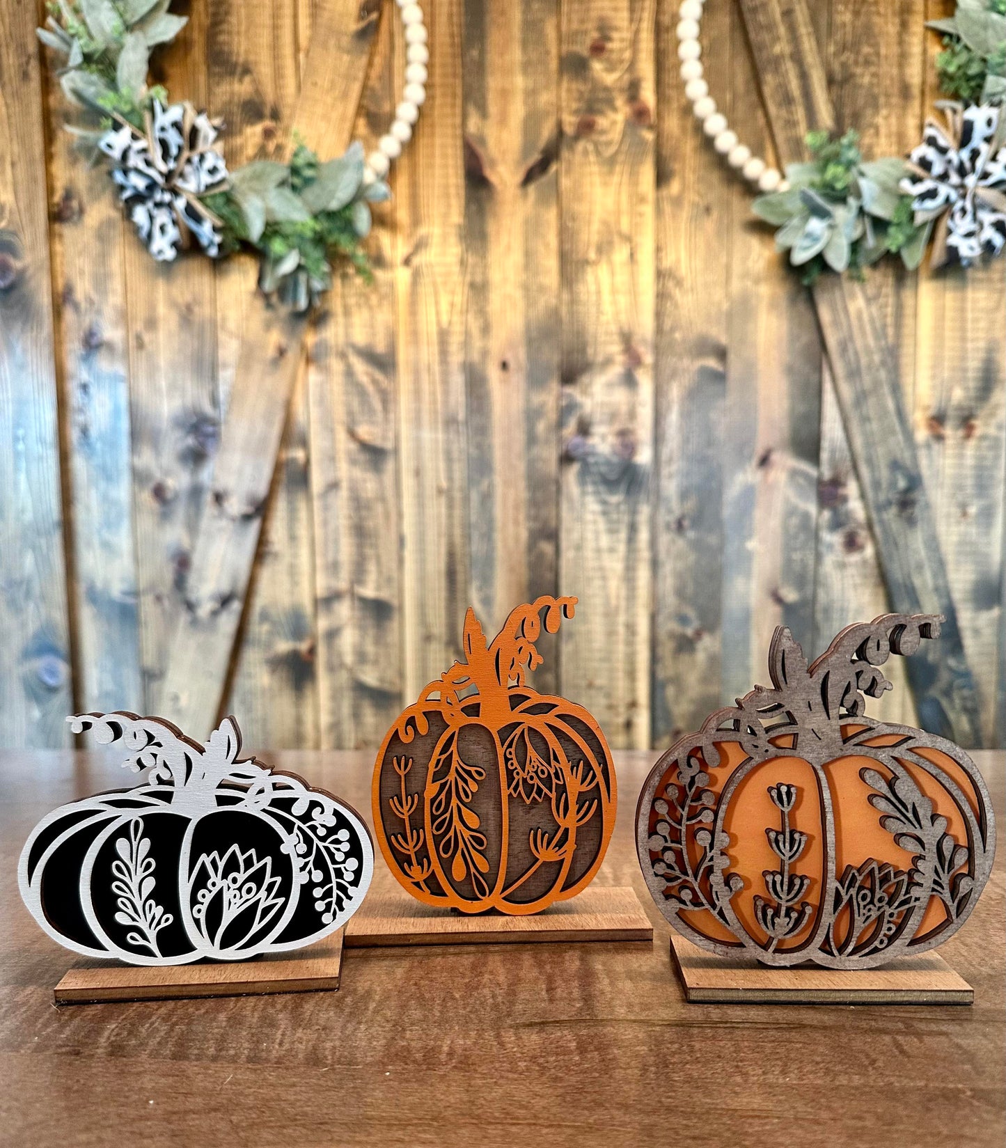 3D Decorative Standing Pumpkin