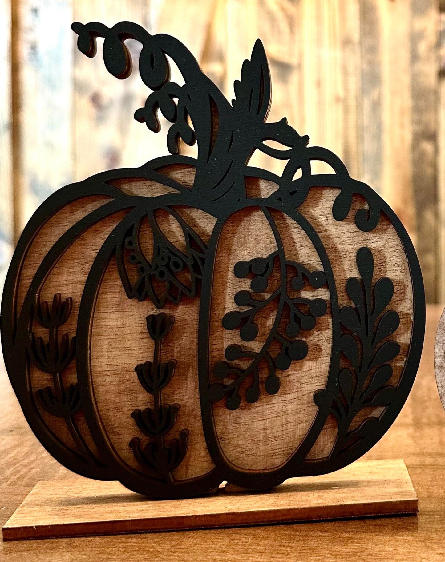 3D Decorative Standing Pumpkin