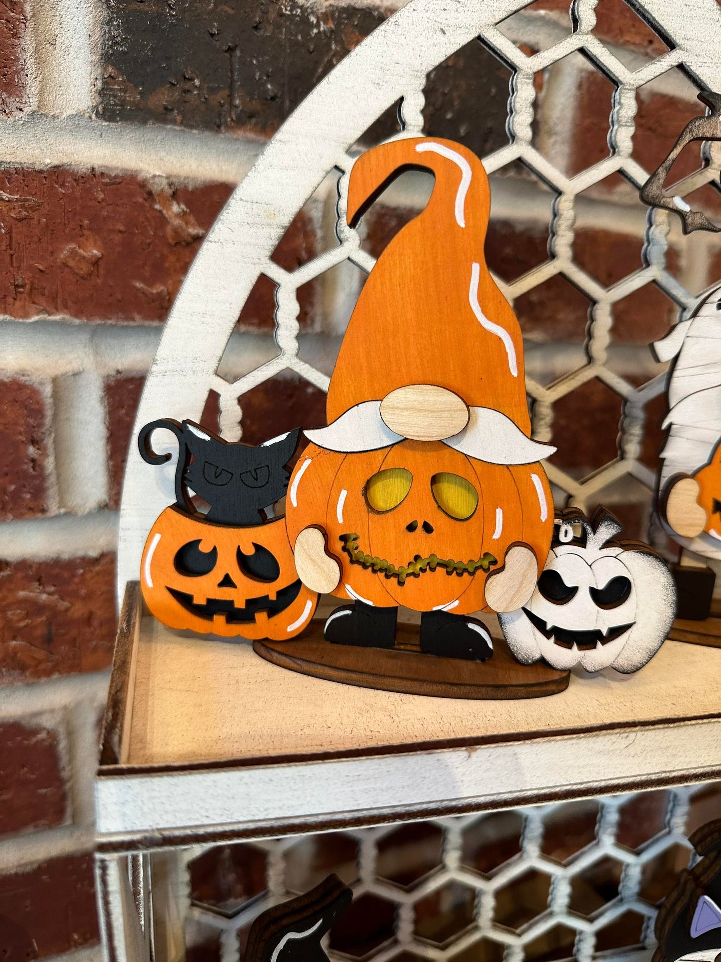 3D Halloween Standing Small Gnomes