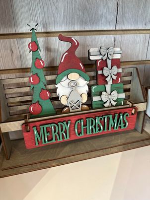 3d Interchangeable Wagon INSERTS - Christmas & Winter