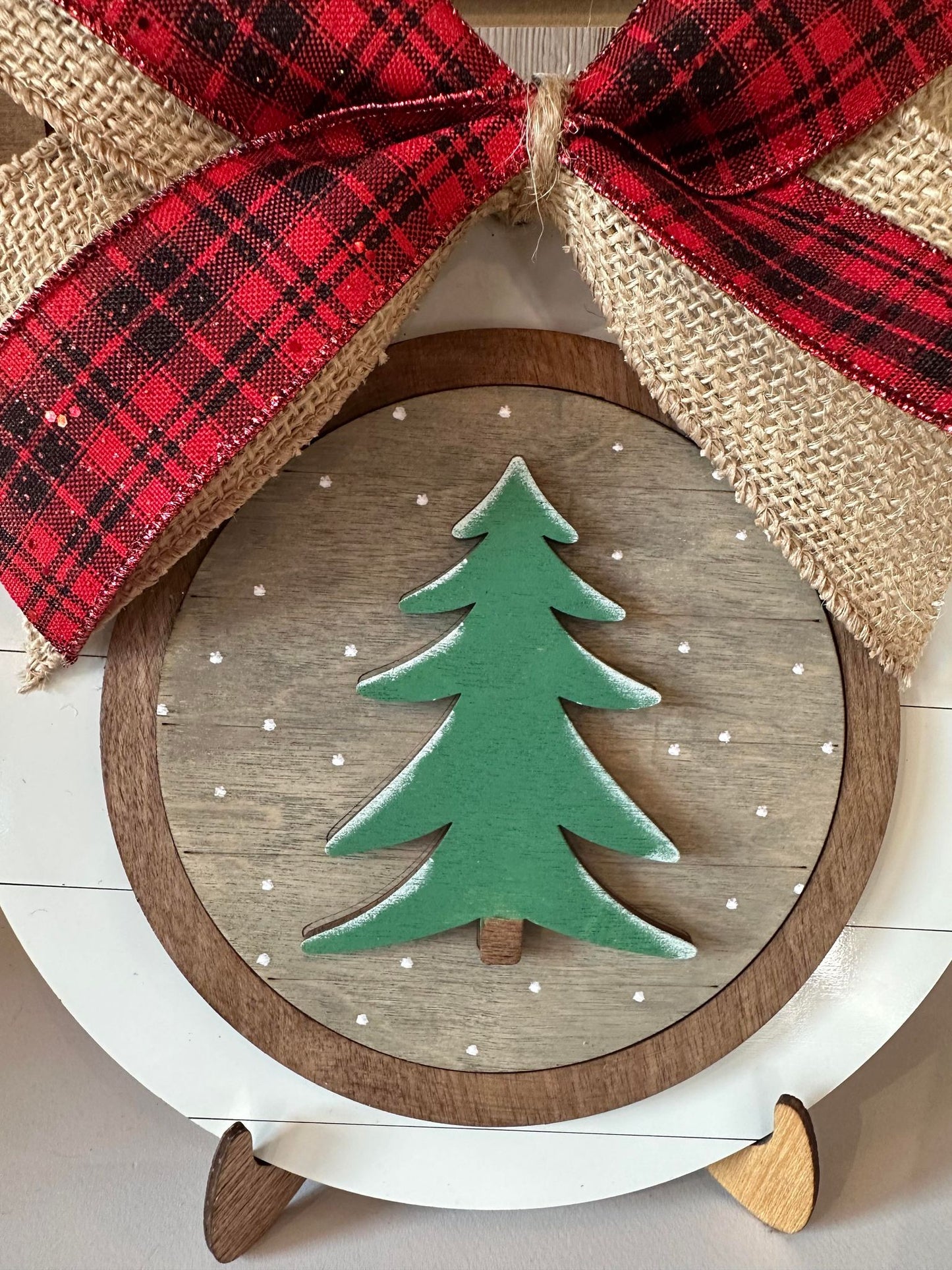 3D Interchangeable Round INSERTS - Winter and Christmas