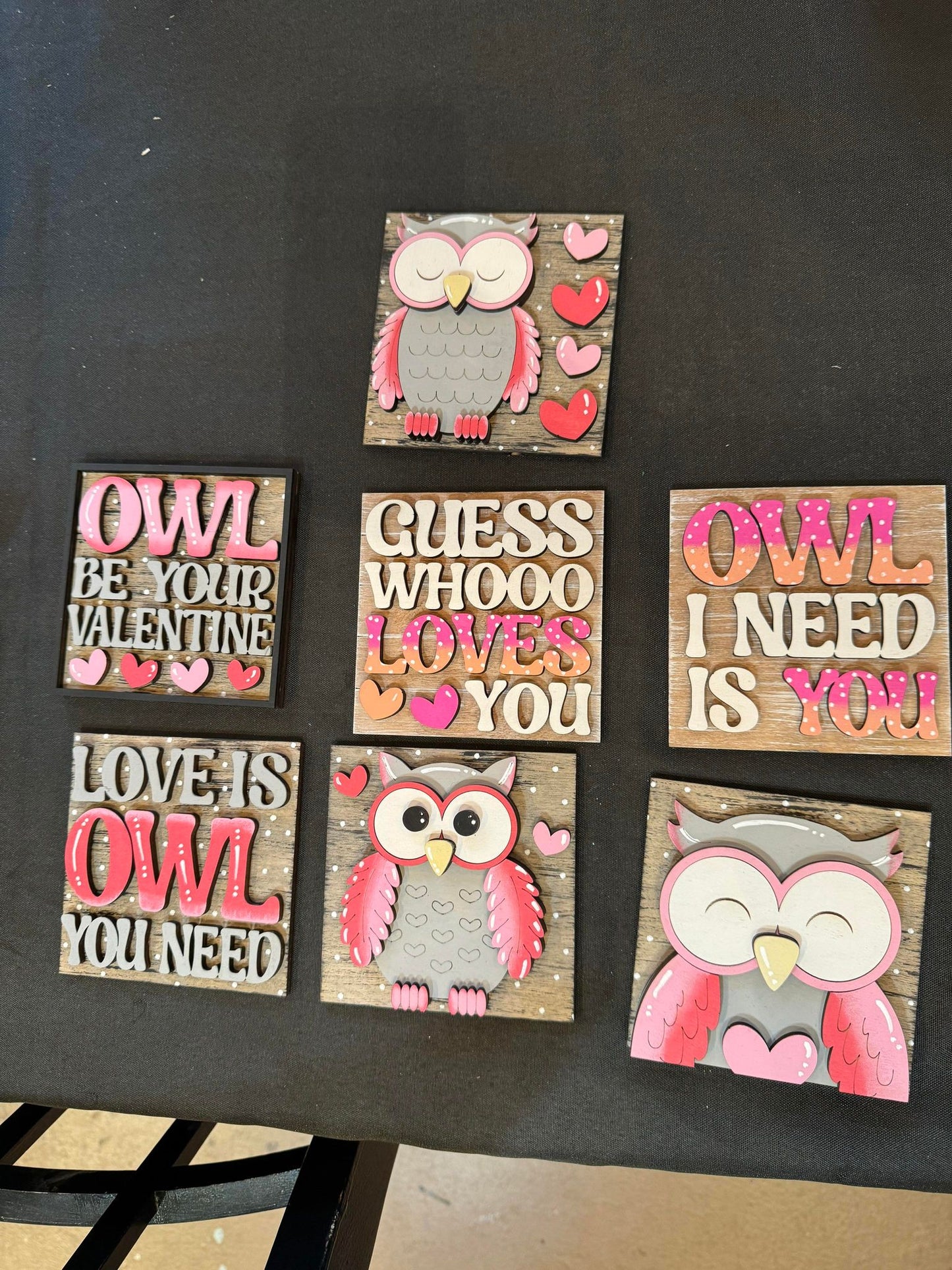 3D Interchangeable Square INSERTS ONLY - Valentines Day