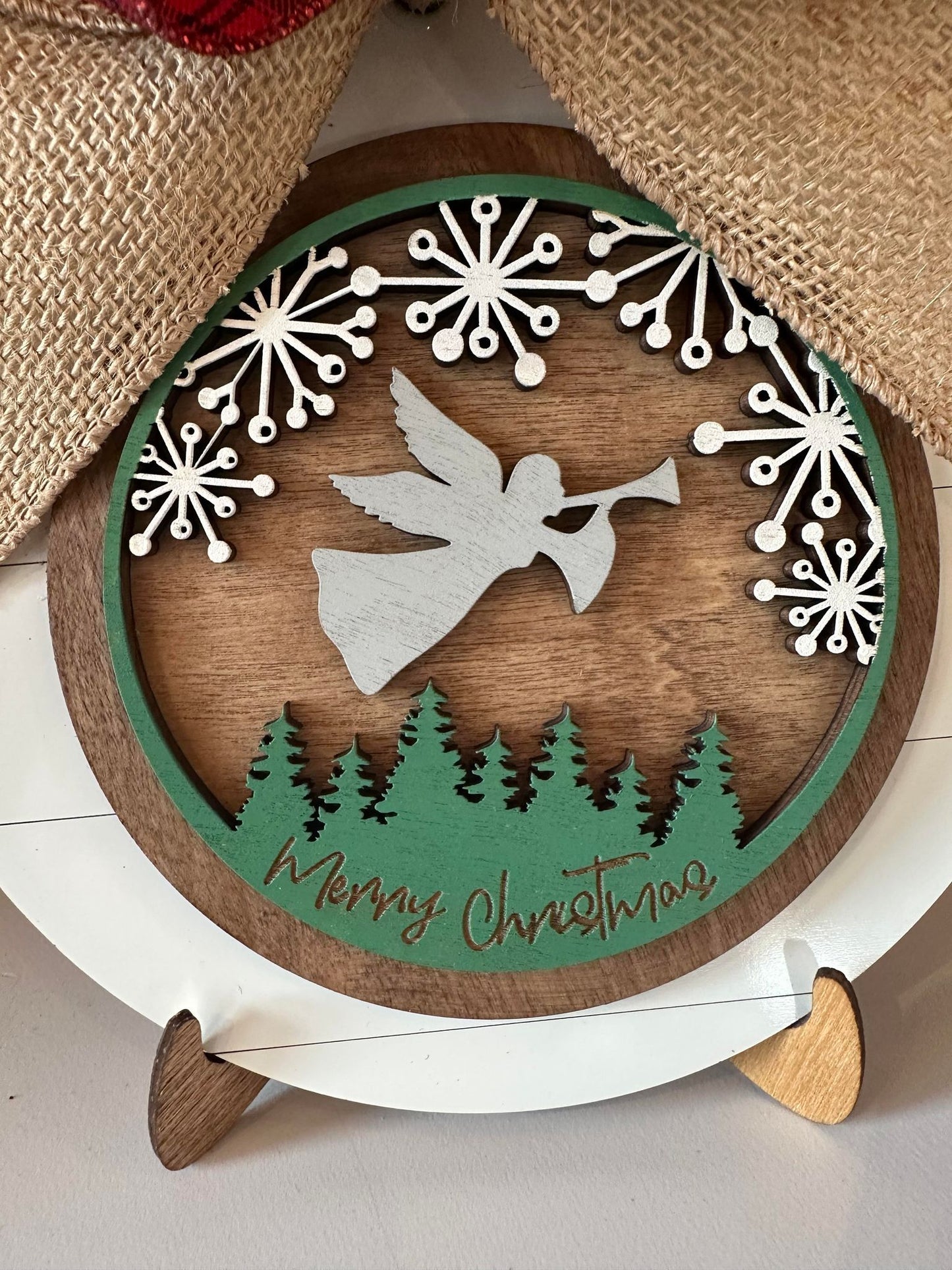 3D Interchangeable Round INSERTS - Winter and Christmas